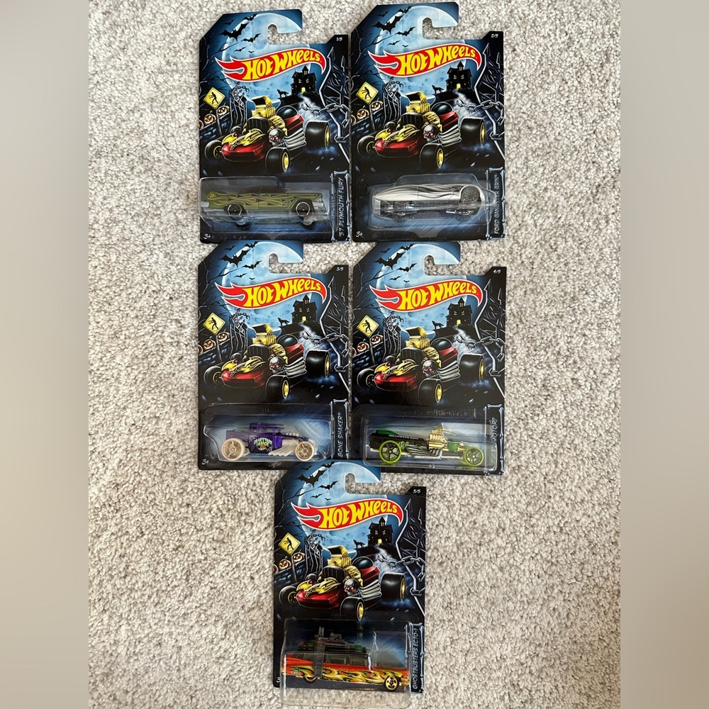 Hot Wheels 2014 Happy Halloween Die Cast Car Set